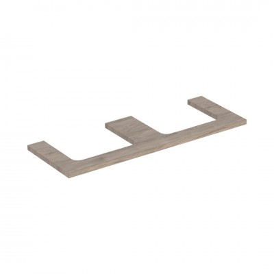 Geberit One blat 133.8x47,3 cm do prostokątnej umywalki nablatowej orzech hickory 505.286.00.6