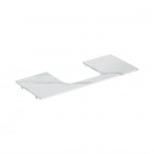 Geberit One blat 119x47,3 cm gres szkliwiony do prostokątnej umywalki nablatowej biały mat 505.115.00.1