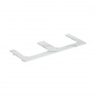 Geberit One blat 119x47,3 cm gres szkliwiony do prostokątnej umywalki nablatowej imitacja marmuru biały mat 505.165.00.1