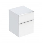Geberit iCon szafka 45 cm boczna wisząca biały połysk/chrom 502.315.01.2