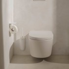 Roca Meridian miska WC wisząca Rimless Vortex z deską WC wolnoopadającą biała A34H741000