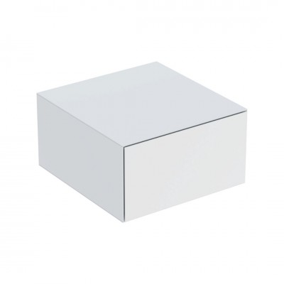 Geberit One szafka 45 cm 1 szuflada boczna wisząca biały mat 505.078.00.2