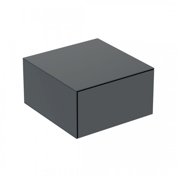 Geberit One szafka 45 cm 1 szuflada boczna wisząca czarny mat 505.078.00.8