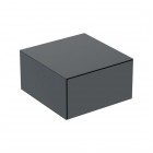 Geberit One szafka 45 cm 1 szuflada boczna wisząca czarny mat 505.078.00.8