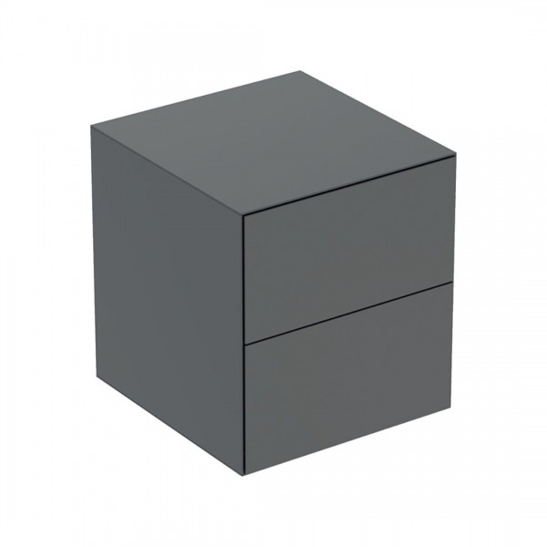 Geberit One szafka 45 cm 2 szuflady boczna wisząca lava mat 505.077.00.3