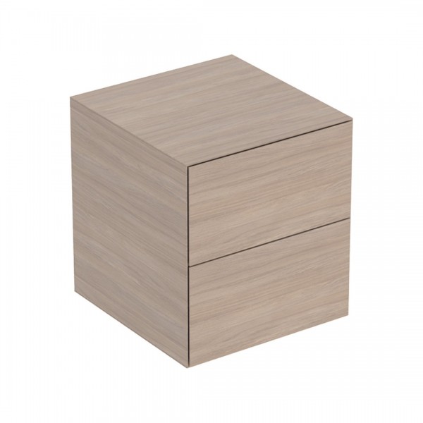 Geberit One szafka 45 cm 2 szuflady boczna wisząca dąb 505.077.00.5