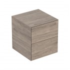 Geberit One szafka 45 cm 2 szuflady boczna wisząca orzech hickory 505.077.00.6