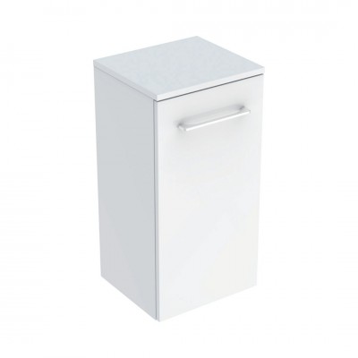 Geberit Selnova Square szafka boczna 33x29,7x65 cm wisząca biały połysk 501.272.00.1