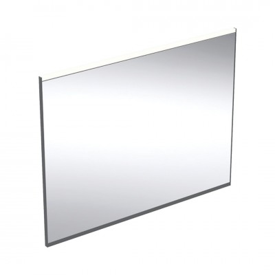 Geberit Option Plus lustro 90x70 cm prostokątne z oświetleniem LED czarny mat/aluminium anodyzowane 502.783.14.1