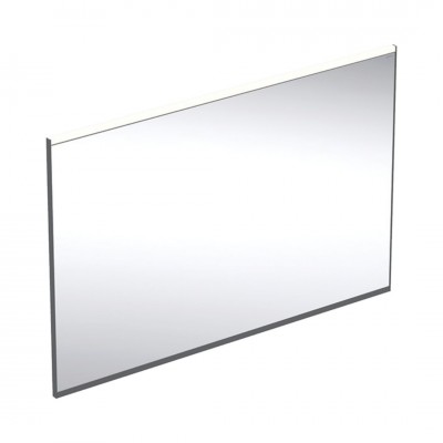 Geberit Option Plus lustro 105x70 cm prostokątne z oświetleniem LED czarny mat/aluminium anodyzowane 502.784.14.1