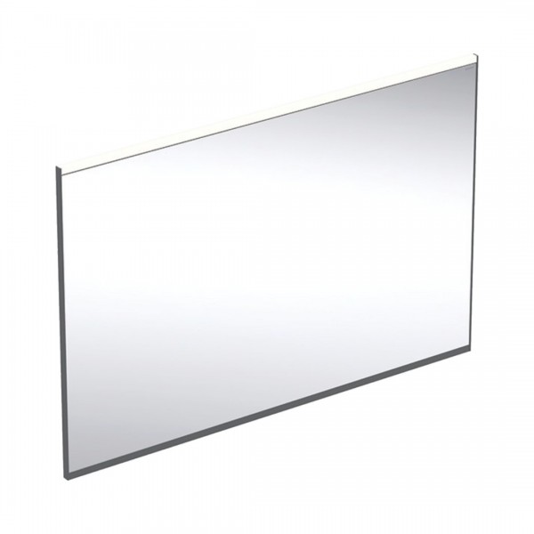 Geberit Option Plus lustro 105x70 cm prostokątne z oświetleniem LED czarny mat/aluminium anodyzowane 502.784.14.1