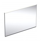 Geberit Option Plus lustro 105x70 cm prostokątne z oświetleniem LED czarny mat/aluminium anodyzowane 502.784.14.1