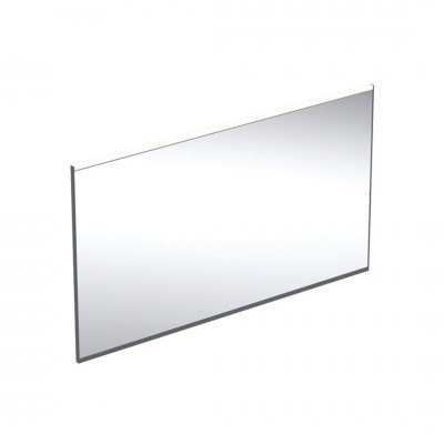 Geberit Option Plus lustro 120x70 cm prostokątne z oświetleniem LED czarny mat/aluminium anodyzowane 502.785.14.1