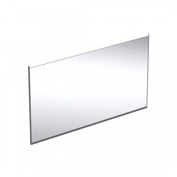 Geberit Option Plus lustro 120x70 cm prostokątne z oświetleniem LED czarny mat/aluminium anodyzowane 502.785.14.1