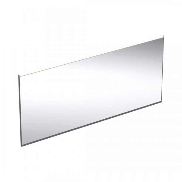 Geberit Option Plus lustro 160x70 cm prostokątne z oświetleniem LED czarny mat/aluminium anodyzowane 502.787.14.1