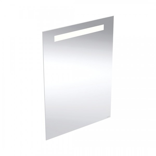 Geberit Option Basic lustro 50x70 cm prostokątne z oświetleniem LED aluminium anodyzowane 502.804.00.1
