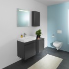 Geberit Option Basic lustro 40x70 cm prostokątne z oświetleniem LED aluminium anodyzowane 502.803.00.1