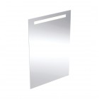 Geberit Option Basic lustro 60x90 cm prostokątne z oświetleniem LED aluminium anodyzowane 502.812.00.1