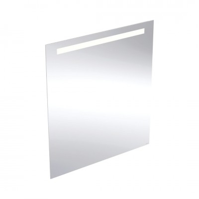 Geberit Option Basic lustro 80x90 cm prostokątne z oświetleniem LED aluminium anodyzowane 502.813.00.1