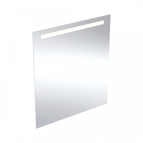 Geberit Option Basic lustro 80x90 cm prostokątne z oświetleniem LED aluminium anodyzowane 502.813.00.1