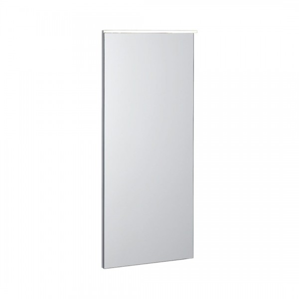 Geberit Xeno2 lustro 40x91 cm prostokątne z oświetleniem LED aluminium szczotkowane 500.520.00.1