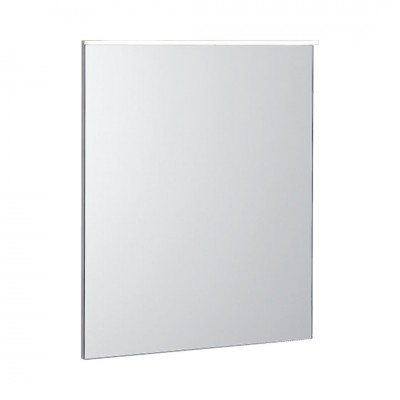 Geberit Xeno2 lustro 60x71 cm prostokątne z oświetleniem LED aluminium szczotkowane 500.521.00.1