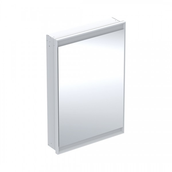 Geberit One ComfortLight szafka 60 z lustrem 1 drzwi podtynkowa zawiasy po lewej biała 505.800.00.2