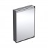 Geberit One ComfortLight szafka 60 z lustrem 1 drzwi podtynkowa zawiasy po lewej czarny mat 505.800.00.7