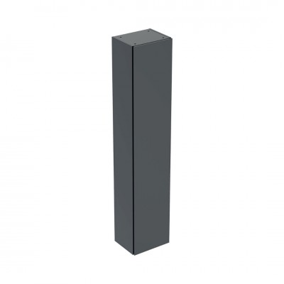 Geberit Acanto szafka 180 cm boczna wysoka wisząca czarny mat 505.083.00.8