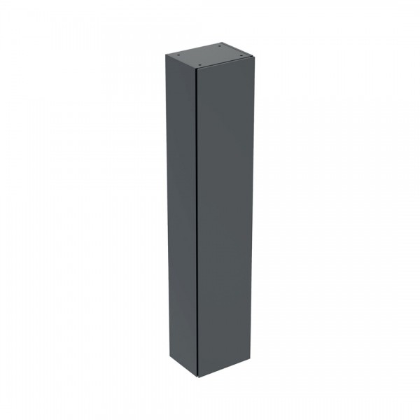 Geberit Acanto szafka 180 cm boczna wysoka wisząca czarny mat 505.083.00.8
