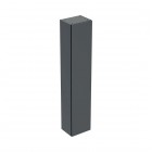 Geberit Acanto szafka 180 cm boczna wysoka wisząca czarny mat 505.083.00.8