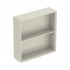 Geberit iCon regał 45 cm wiszący szary piaskowy połysk 502.323.JL.1