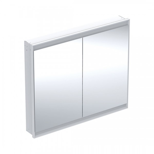 Geberit One ComfortLight szafka 105 cm z lustrem 2 drzwi podtynkowa biała 505.804.00.2