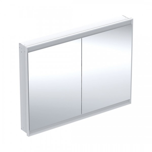 Geberit One ComfortLight szafka 120 cm z lustrem 2 drzwi podtynkowa biała 505.805.00.2