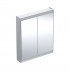 Geberit One ComfortLight szafka 75 cm z lustrem 1 drzwi wisząca aluminium anodyzowane 505.812.00.1