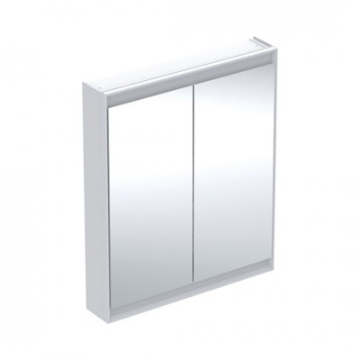 Geberit One ComfortLight szafka 75 cm z lustrem 2 drzwi wisząca biała 505.812.00.2