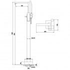 Kohlman Excelent bateria wannowa wolnostojąca