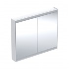 Geberit One ComfortLight szafka 105 cm z lustrem 2 drzwi wisząca biała 505.814.00.2