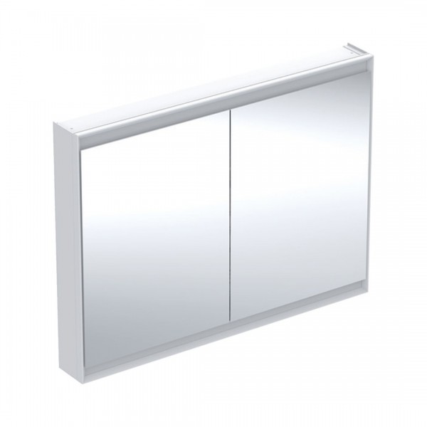 Geberit One ComfortLight szafka 120 cm z lustrem 2 drzwi wisząca biała 505.815.00.2
