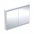 Geberit One ComfortLight szafka 120 cm z lustrem 2 drzwi wisząca biała 505.815.00.2