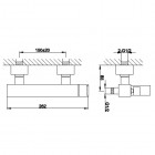 Kohlman Excelent bateria prysznicowa ścienna
