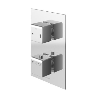 Kohlman Excelent bateria prysznicowa podtynkowa termostatyczna 2 wyjścia