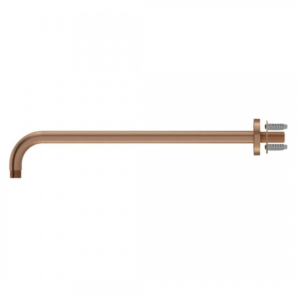 Vedo ramię do deszczownicy okrągłe 40 cm wzmacniane miedź szczotkowana VSN0204AS/SM