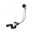 Vicario przelew wannowy 57 cm czarny mat 242A/60/CZ