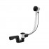 Vicario przelew wannowy 57 cm czarny mat 242A/60/CZ