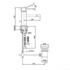Kohlman Axis bateria bidetowa stojąca QB130N