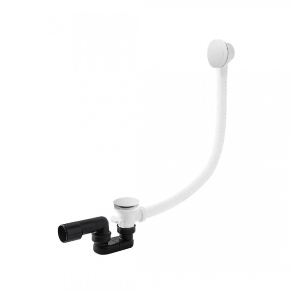 Vicario przelew wannowy klik klak 70 cm biały mat 266C/70/BI