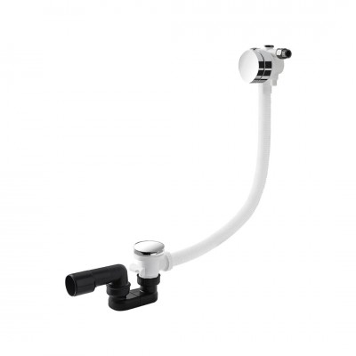 Vicario przelew wannowy klik klak z napełnianiem 70 cm chrom 366C/70/CH
