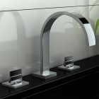 Kohlman Axis bateria umywalkowa stojąca wysoka 3-otworowa QB202N