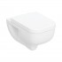 Geberit Selnova Square miska WC wisząca TurboFlush z deską wolnoopadającą biała 503.153.00.1